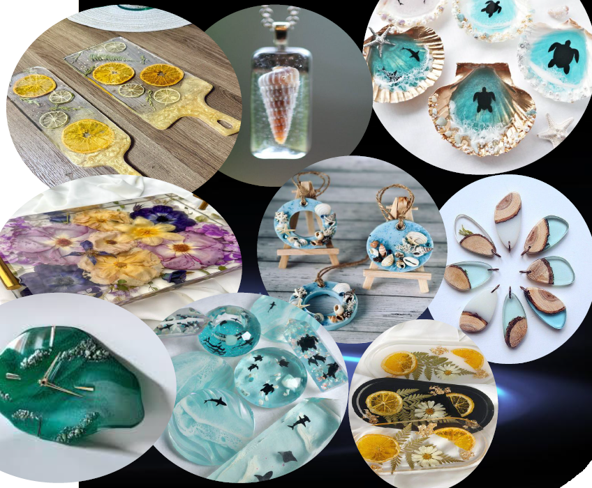 Epoxidová živica a umelecké dekorácie handmade